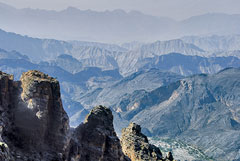 Das Hajar-Gebirge
